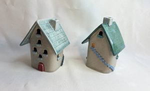 House Tealights with windows to let light through